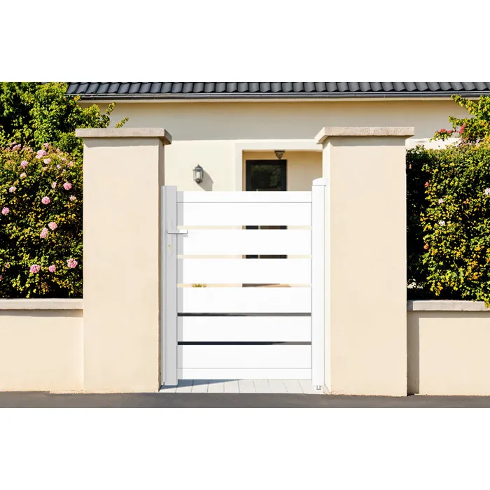 Portillon 1m VOGEL H.120cm aluminium blanc