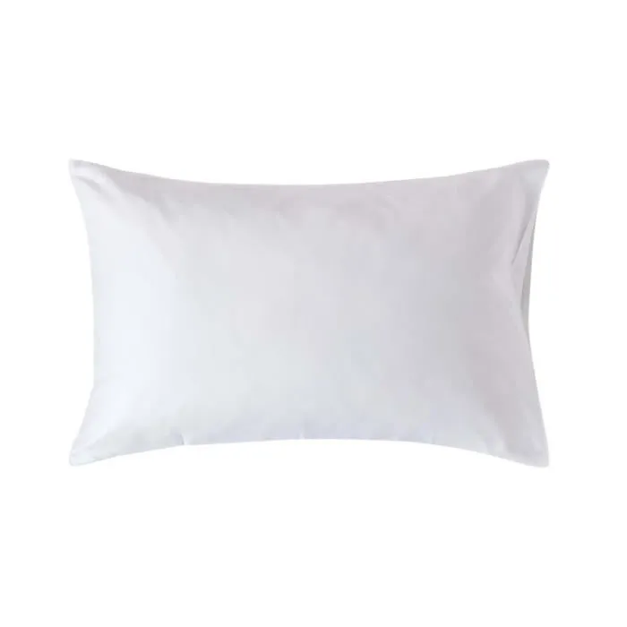 Taie D'oreiller Bio 50x75cm Blanc Coton Égyptien Homescapes