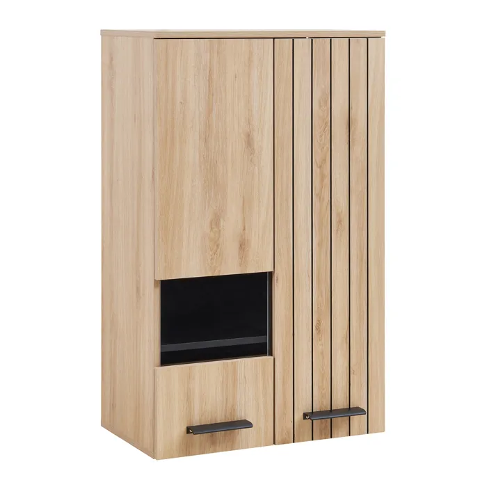 Armoire murale Noppen 98 x 60 x 35 cm effet chêne en.casa