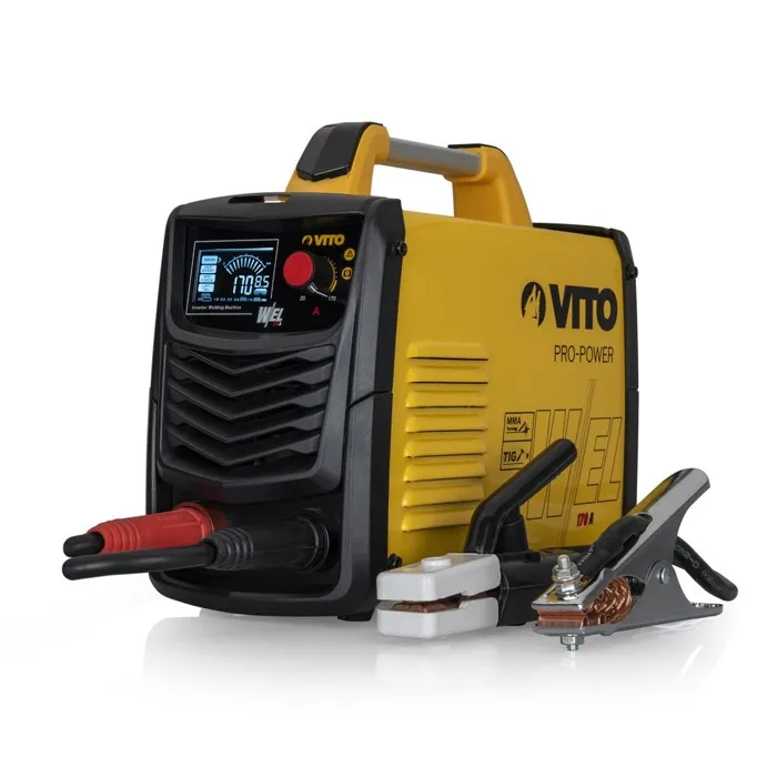 Poste a souder Inverter MMA 170A Soude Baguettes électrodes de Diam 1.6 à 4 mm Malette VITO