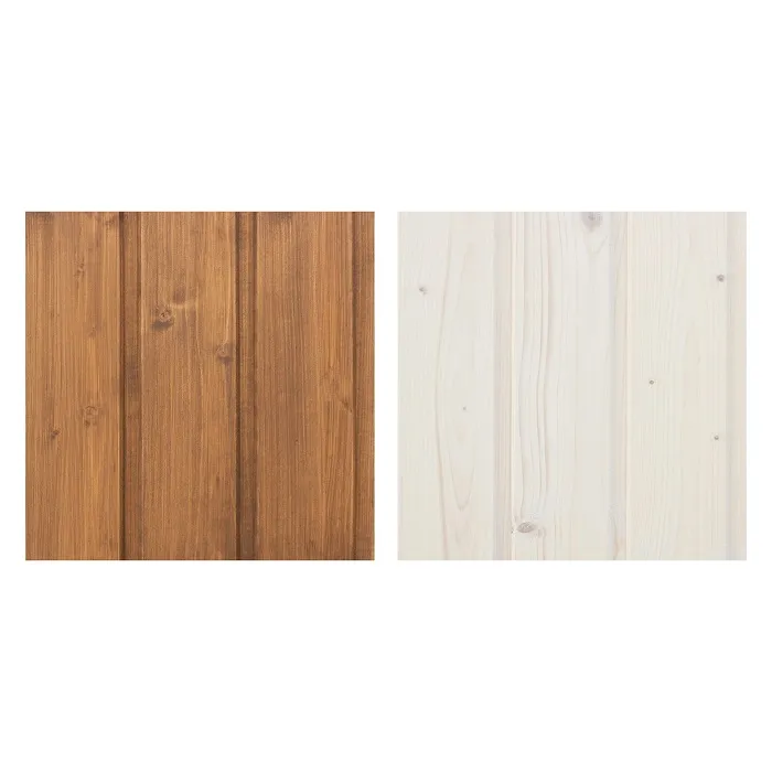 Lot de produits de protection pour la peinture en bois - 5 l de blanc + 5 l de chêne riche - DKMT01-RICHOAK/WHITE - Timbela
