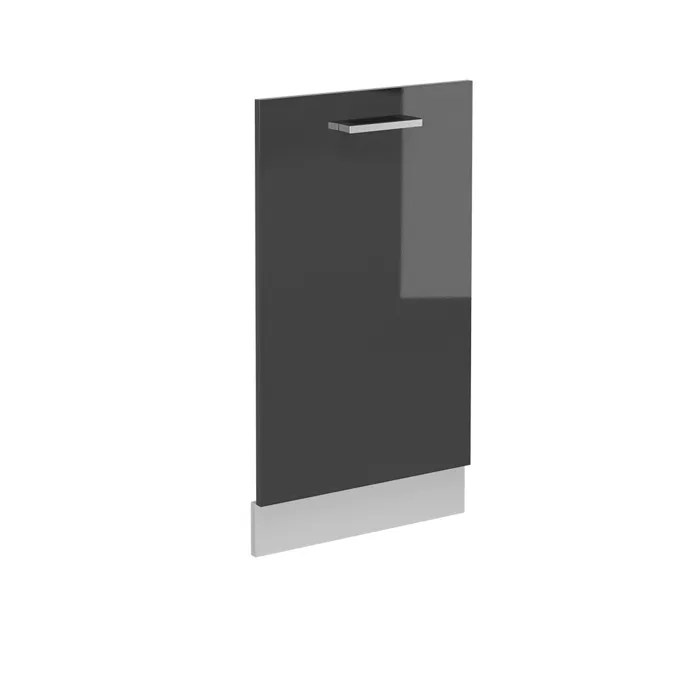 Vicco Panneau de lave-vaisselle Anthracite Haute brillance 45cm sans PT