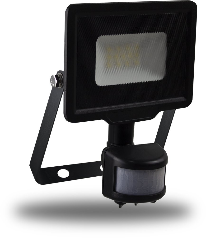Projecteur Mural Kreon 10w 850lm - Detecteur De Mouvement - Noir