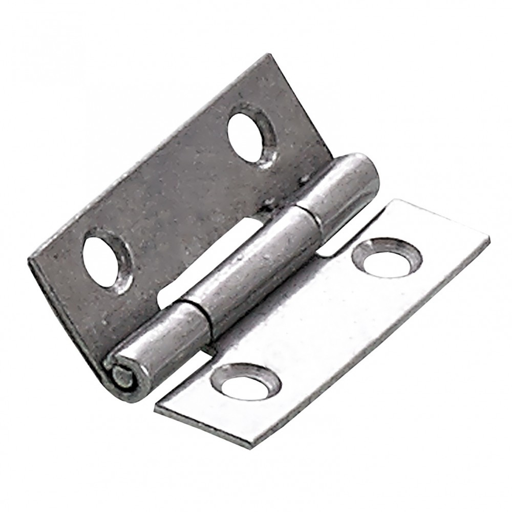 HETTICH Charnière universelle inox pour meuble, L.30 x l.19 mm