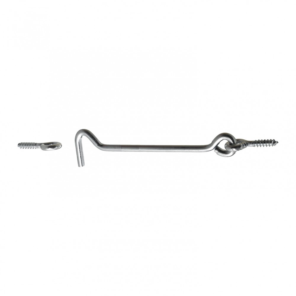 Lot de 2 crochets de contrevent acier HETTICH, L.102 x l.23 mm