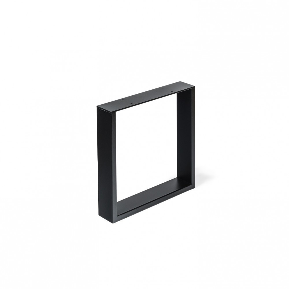 Pied meuble design REI fixe métal brut noir