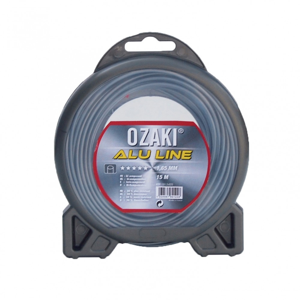 Fil Nylon Rond 15m Diam 2mm Alu Line