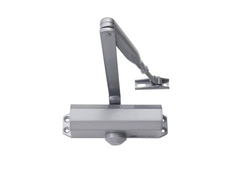 Ferme-porte Bricard Argent bras compas fermeture automatique jusqu à 60 kg Force 3