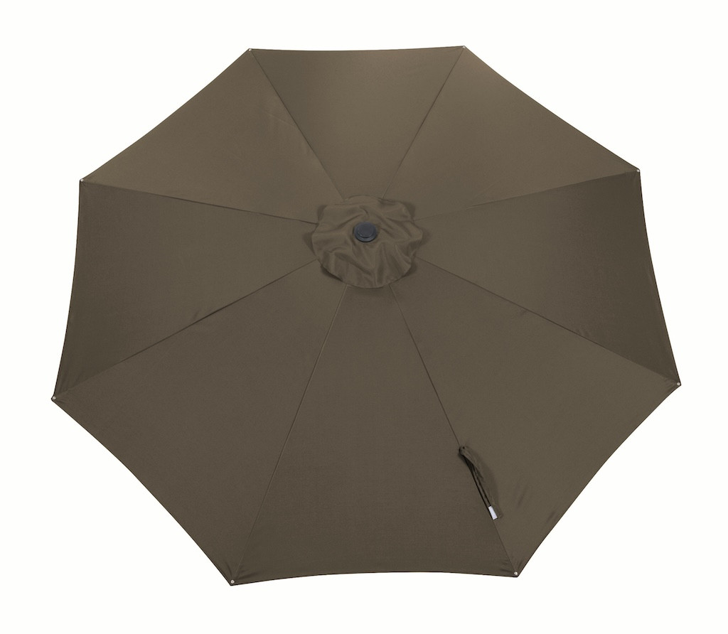 PROLOISIRS Toile Parasol Mat Droit 350/8 Polyester 200gr SD - Taupe