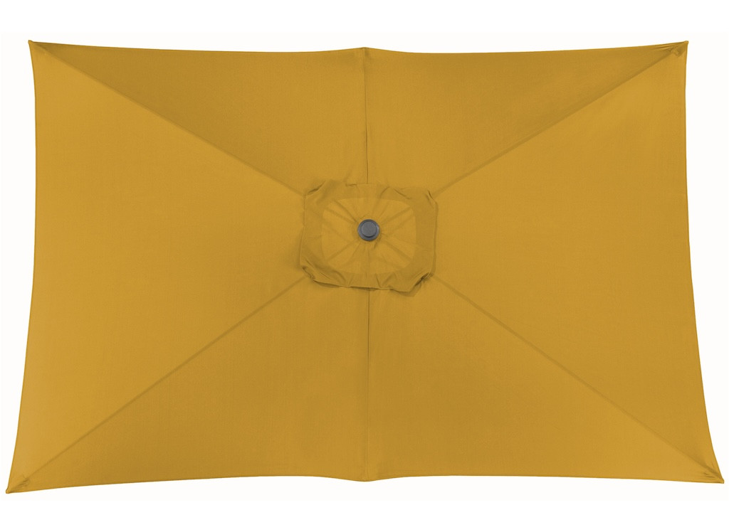 PROLOISIRS Toile Parasol Mat Droit 3x2 par 6 Polyester 200gr SD - Curry