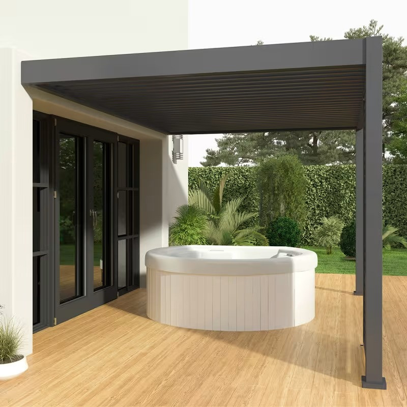 Pergola Bioclimatique 3 x 4m Anthracite OMBREA