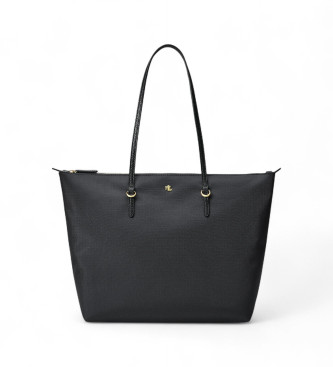 Lauren Ralph Lauren pour femme. 431950007002 Grand sac fourre-tout en nylon Keaton noir (OSFA), Casuel, Durable, Nylon recyclé