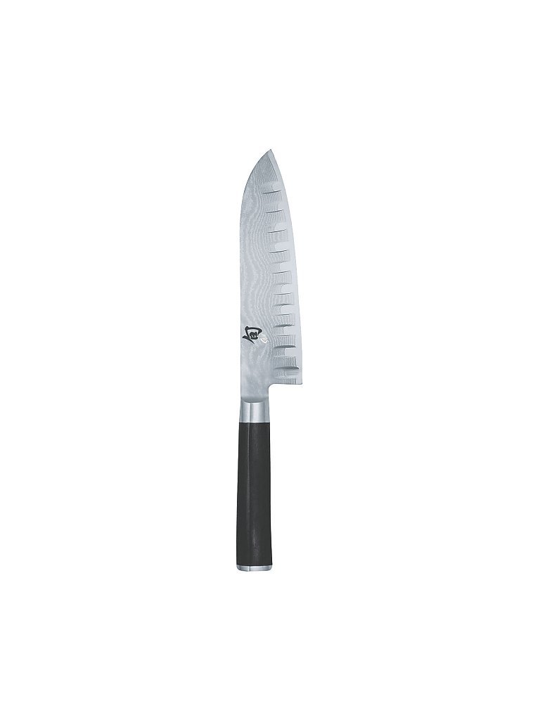 KAI Couteau Santoku alvéolé Shun Classic 18 cm argent